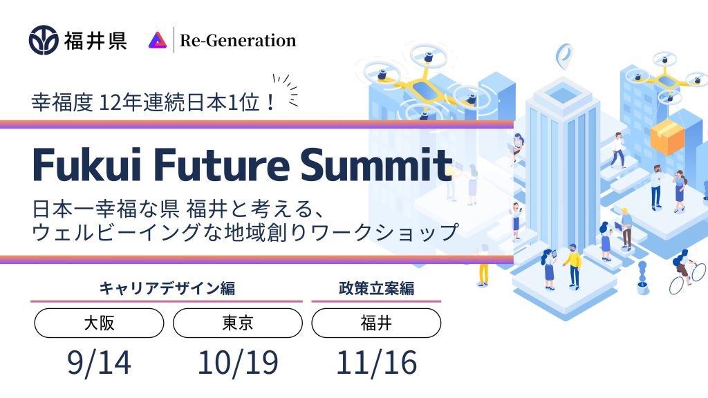 Fukui Future Summitの告知デザイン